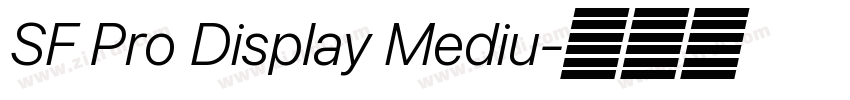 SF Pro Display Mediu字体转换